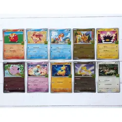 Pokemon Card Promo Scarlet & Violet x Oishi Stamp Limited Thailand Complete Set - Image 1