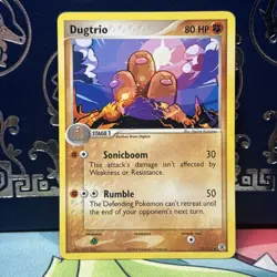 Dugtrio 22/112 FireRed & LeafGreen Regular - Pokemon Card Lp - Image 1