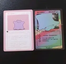Pokederp Blobbo DITTO Breakout 21/25 & 1/7 Pokemon Cards - Image 1