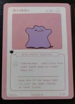 Pokederp Blobbo DITTO Breakout 21/25 & 1/7 Pokemon Cards - Image 2