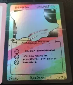 Pokederp Blobbo DITTO Breakout 21/25 & 1/7 Pokemon Cards - Image 3