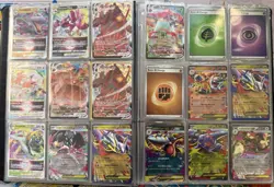 Pokemon Card Mega Collection Bulk Folder Bundle/Lot + Binder Radiant, Trainer Ex - Image 3
