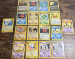 18 Card Lot - Pokemon TCG Neo Revelation - Common - Image 1