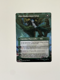 Oko, Lorwyn Liege (Borderless) Lorwyn Eclipsed Regular - Blue Planeswalker - NM - Image 2