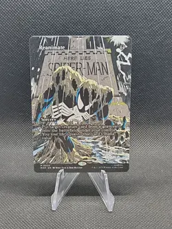 1x REANIMATE (BORDERLESS) Marvel's Spider-man: Magic MTG 0020 Non-Foil Magic - Image 1