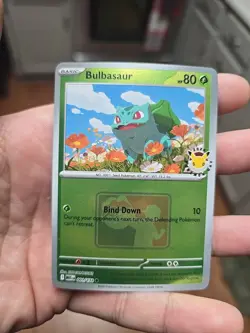 Bulbasaur 001/132 Pokemon Day 2026 Play Stamped Reverse Holo MEG Pokemon TCG NM - Image 1