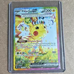 Pokemon Pikachu ex SV8 Surging Sparks 238/191 Special Illustration Rare Holo EX - Image 3
