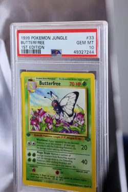 1999 Pokemon Butterfree, 1st Edition Jungle #33/64, PSA 10 Gem Mint - Image 2