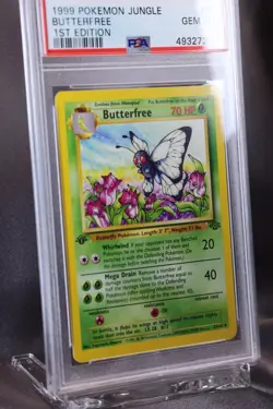 1999 Pokemon Butterfree, 1st Edition Jungle #33/64, PSA 10 Gem Mint - Image 3