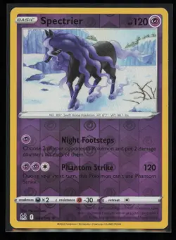 Spectrier 081/196 Pokemon Lost Origin Rare Near Mint Reverse Holo - Image 1