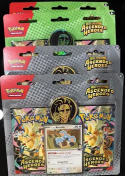 Pokemon TCG: Mega Evolution Ascended Heroes 2 Pack Blister Lot Of 4 - Image 1