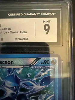Glaceon Plasma Freeze Pokemon TCG 23/116 Cross Holo City Championship CGC 9 - Image 3