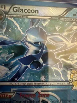 Glaceon Plasma Freeze Pokemon TCG 23/116 Cross Holo City Championship CGC 9 - Image 4