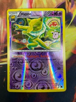 Hypno 51/122 NM Reverse Holo Rare BREAKpoint 2016 Pokemon TCG - Image 1