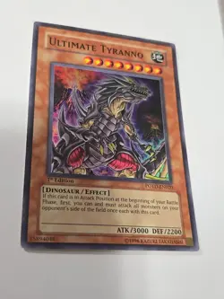 Yugioh Ultimate Tyranno POTD-EN020 1st Edition Super Rare LP - Image 2