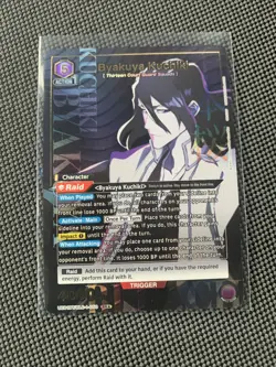 Union Arena BLEACH Byakuya Kuchiki SR Parallel Alt Art English UE01BT/BLC-1-050 - Image 1