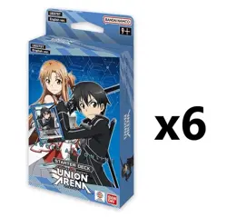 Union Arena Sword Art Online Starter Deck Sealed Display of 6 decks - Image 1