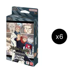 Union Arena Jujutsu Kaisen Starter Deck Display of 6 Decks Sealed - Image 1