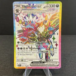 Hydreigon ex 223/191 SV08: Surging Sparks Full Art Ultra Rare Holo Pokemon Card - Image 1