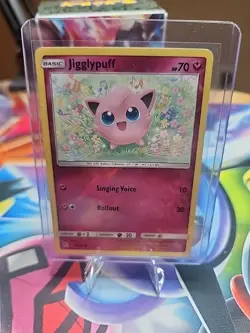 Jigglypuff Reverse Holo Foil Rare Hidden Fates 2019 41/68 - NM Pokemon TCG Card - Image 1