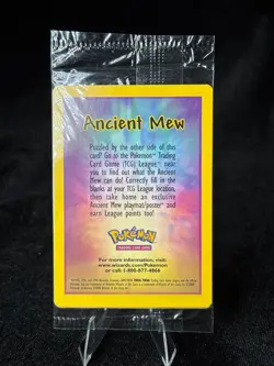 Ancient Mew Pokemon Card, Damaged but New - Image 3
