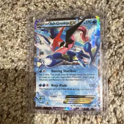 Pokemon Ash-Greninja EX XY133 Holo Water Basic 170 HP Card - Image 1