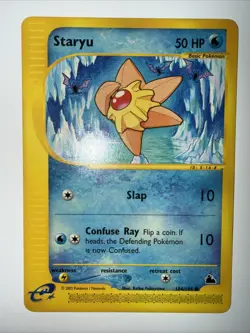 Staryu - 104/144 - Common LP Skyridge Pokemon Card - Image 1