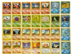 Old Vintage Pokemon TCG Cards 5x WOTC + Modern Holo + Pokemon Stickers ✨ - Image 1