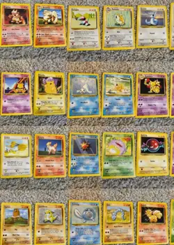 Old Vintage Pokemon TCG Cards 5x WOTC + Modern Holo + Pokemon Stickers ✨ - Image 2