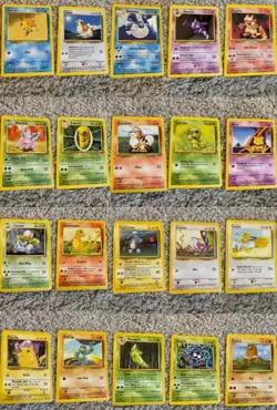 Old Vintage Pokemon TCG Cards 5x WOTC + Modern Holo + Pokemon Stickers ✨ - Image 3