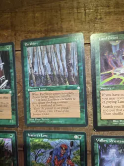Lot of 12 Green MTG Cards from Urza's Saga edition, Magic the Gathering 1998 - Image 5