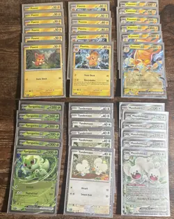 Pokemon Paldea Adventure chest Promo Cards bundle x6 Lot Promos Pawmot Maushold - Image 1