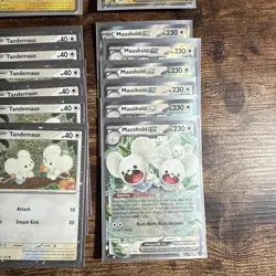 Pokemon Paldea Adventure chest Promo Cards bundle x6 Lot Promos Pawmot Maushold - Image 5