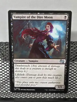 MTG, Vampire of the Dire Moon, U, Foundations Jumpstart 25, J25, NM/MINT, 0504 - Image 1