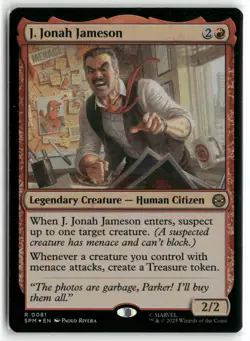 J. Jonah Jameson R Marvel's Spider-Man 81 NM - Image 1