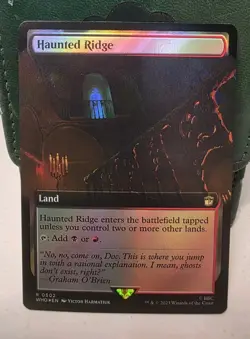 Haunted Ridge 0286 Non Foil Rare Doctor Who Commander MTG Near Mint - Image 1