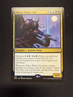 Silent Blade Oni - NM - Commander Streets of New Capenna MtG - Image 1