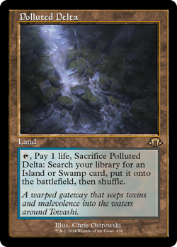 Polluted Delta (REGULAR) x1 - MTG Modern Horizons 3 MH3 #438 - Image 1