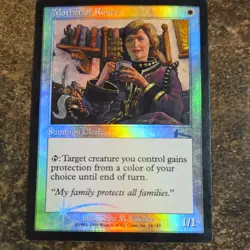 Mtg - Mother of Runes - Urza's Legacy Foil Uncommon Creature - 1999 English - Image 1