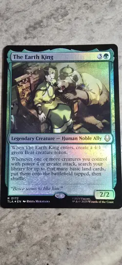 The Earth King Avatar: The Last Airbender Foil Legendary Creature MTG NM - Image 1
