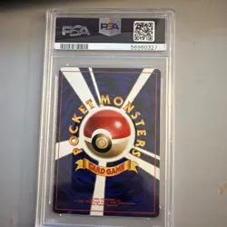 PSA 8 Brock's Mankey Glossy Corocoro Comics Promo Japanese Pokemon - Image 2