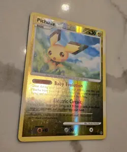 Pichu 45/100 Stormfront Reverse Holo 2008 English Pokemon TCG - Image 3
