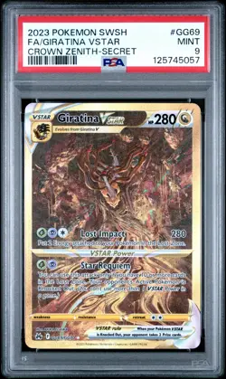 Giratina VSTAR GG69/GG70 | Pokemon Crown Zenith PSA 9 - Image 1