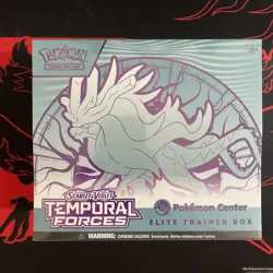 Temporal Force Pokemon Center PC Elite Trainer Box ETB Sealed - Image 1