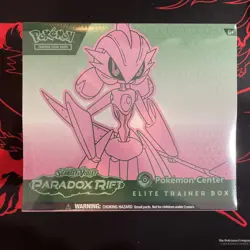Paradox Rift Iron Valiant Elite Trainer Box ETB Pokemon Center Exclusive, Sealed - Image 1