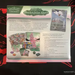Paradox Rift Iron Valiant Elite Trainer Box ETB Pokemon Center Exclusive, Sealed - Image 2