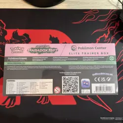 Paradox Rift Iron Valiant Elite Trainer Box ETB Pokemon Center Exclusive, Sealed - Image 5