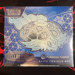 New Stellar Crown Pokemon Center Exclusive ETB TCG Factory Sealed - Image 1