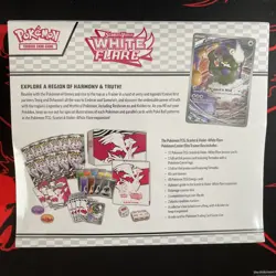 White Flare Pokemon Center Elite Trainer Box ETB | Scarlet & Violet | SEALED - Image 2