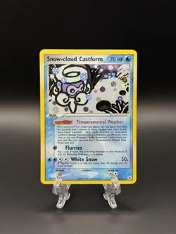 Snow-cloud Castform 25/101 English Reverse Holo Pokemon EX Hidden Legends - Image 1